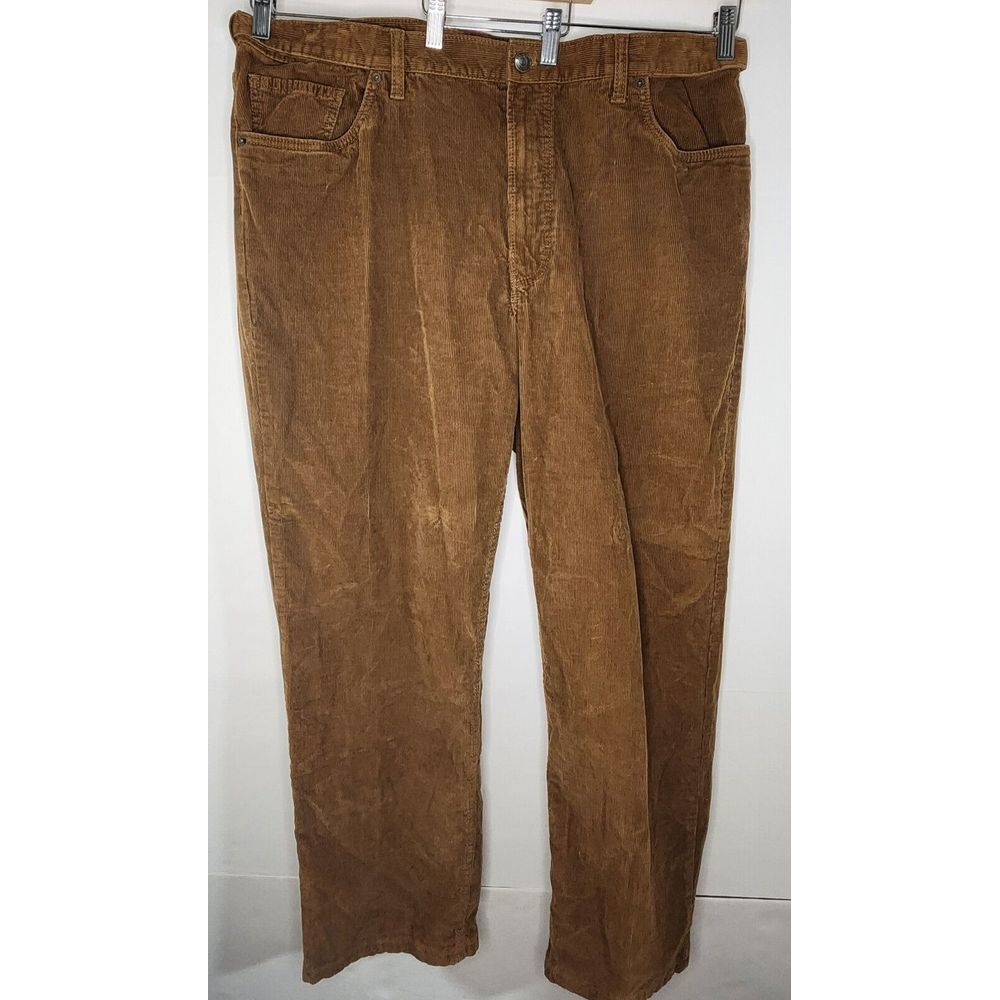 Land's End Men's Size‎ 42 Brown CorduroyChino Pants